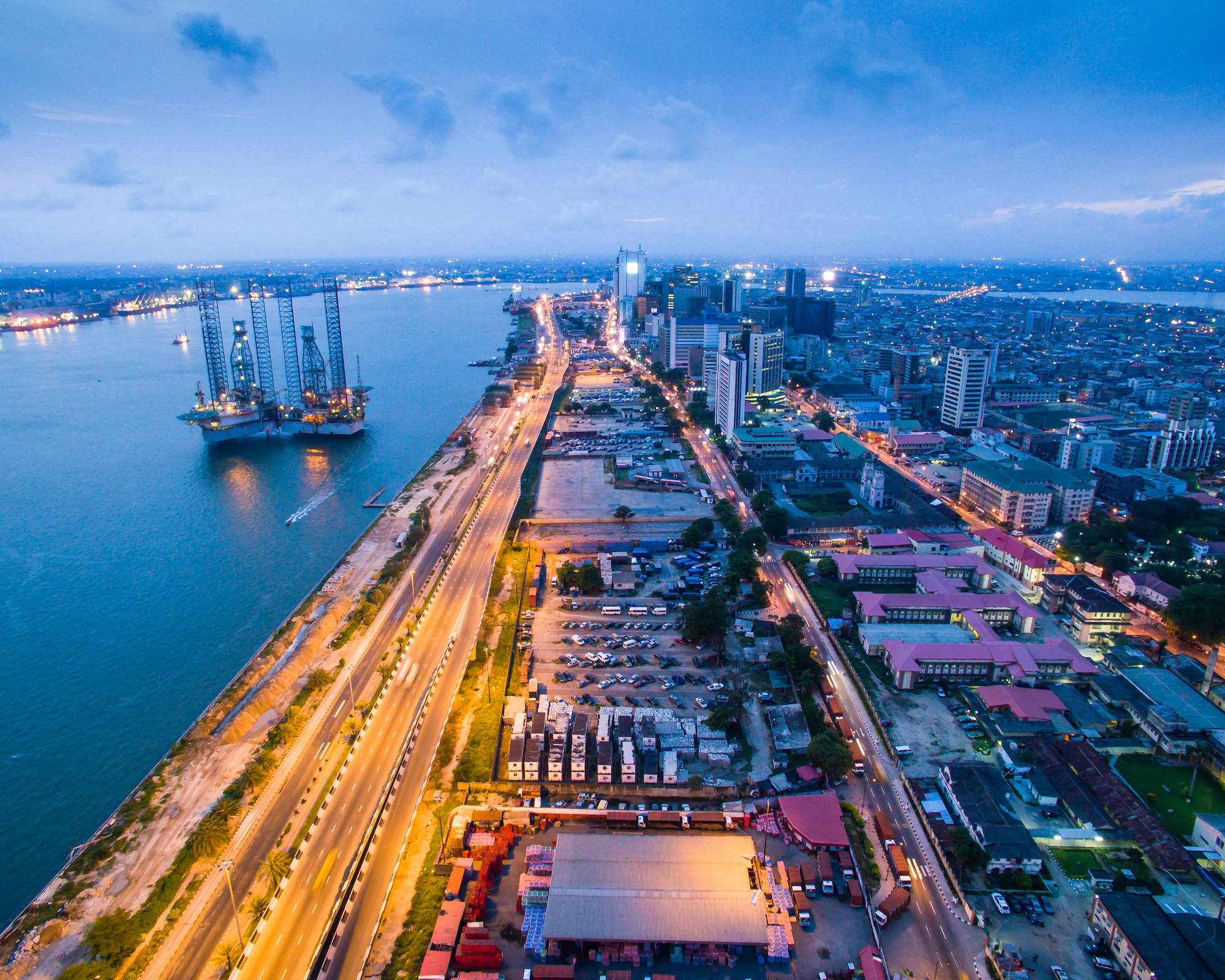 Evening View of Lagos