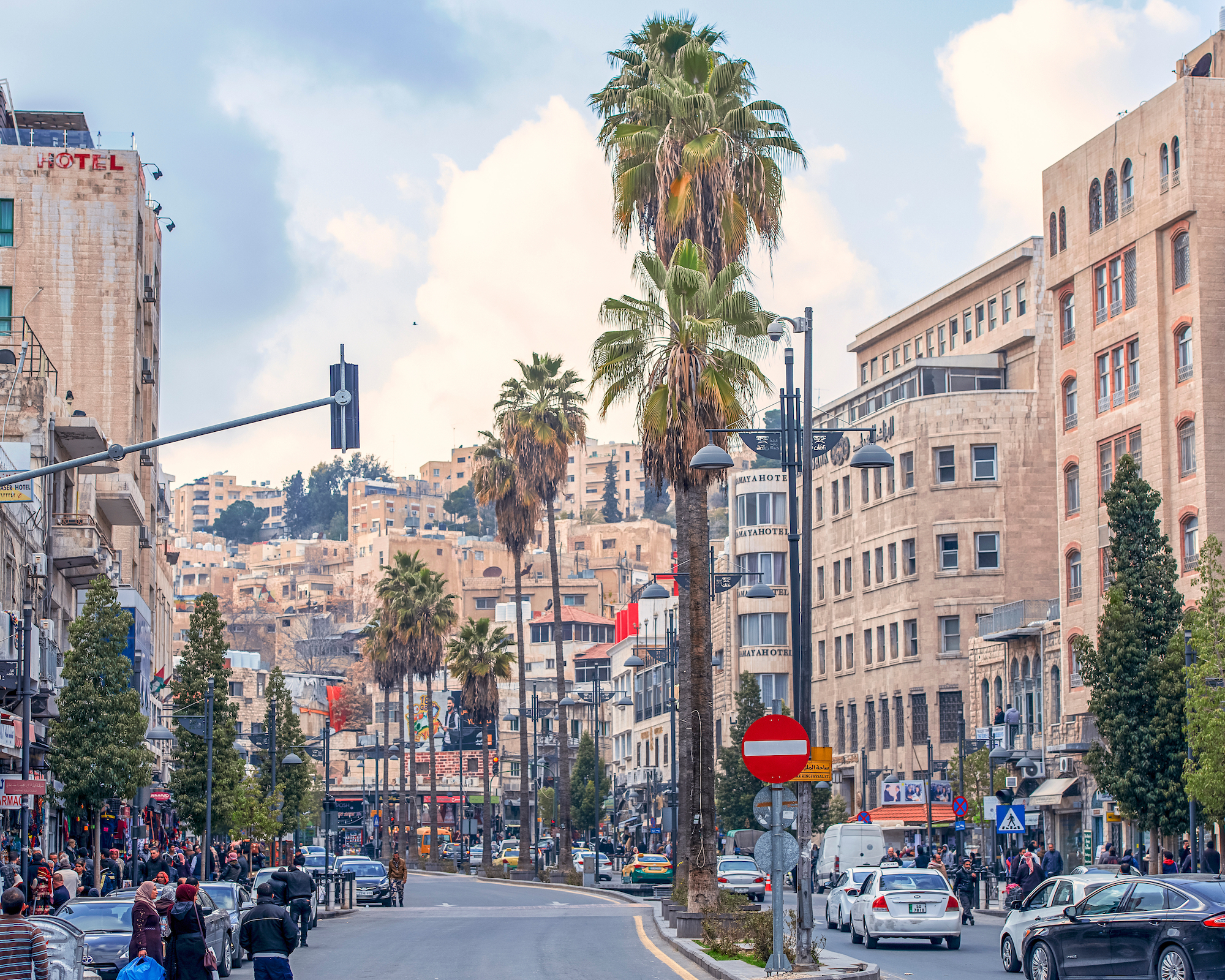 a street in Amman, Jordan